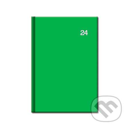 Denný diár Print Neon 2024 - zelený, Spektrum grafik, 2023