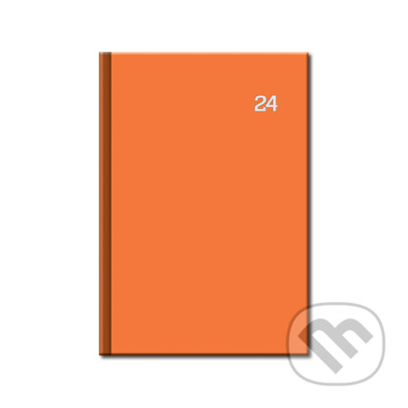 Denný diár Print Neon 2024 - oranžový, Spektrum grafik, 2023
