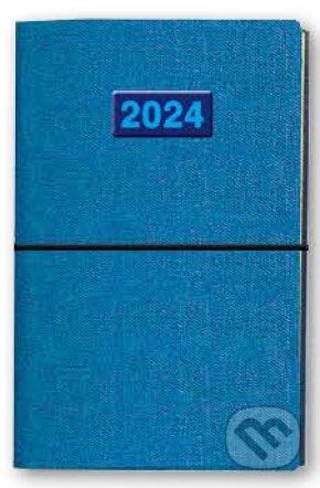Mini diár Duo 2024 - modrý, Spektrum grafik, 2023