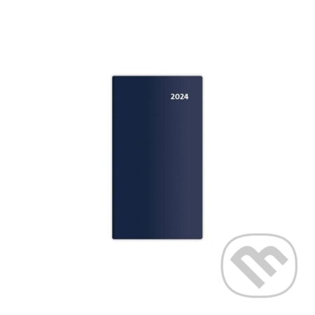 Diář 2024 kapesní - Torino čtrnáctidenní - modrý, Helma365, 2023
