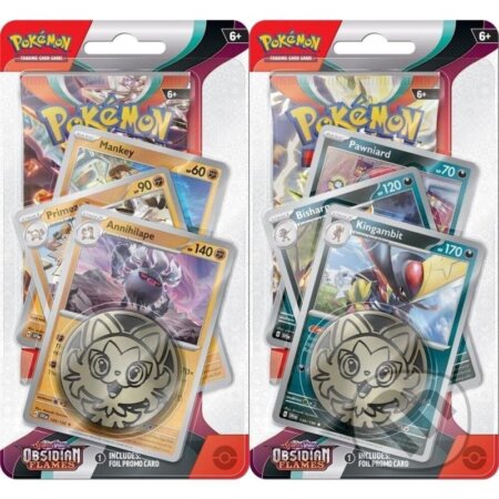 Pokémon TCG: Scarlet & Violet 03 Obsidian Flames - Premium Checklane Blister, Pokemon, 2023