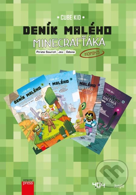 Deník malého Minecrafťáka: komiks komplet 1 - Cube Kid, Computer Press, 2023