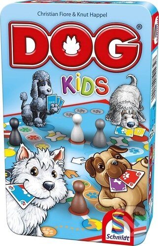 Dětská hra Dog Kids v plechové krabičce