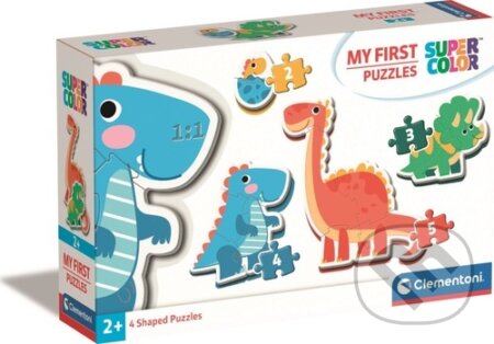Moje první puzzle Dinosauři 4v1 - puzzle z kategorie Maxi dílky