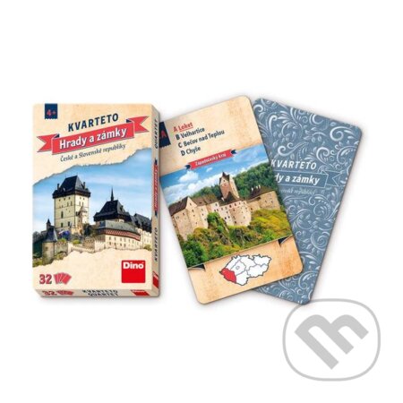 Kvarteto: Hrady a zámky - hra z kategorie Karty, hlavolamy