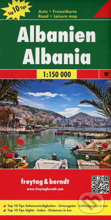 Albanien 1:150 000, freytag&berndt, 2015