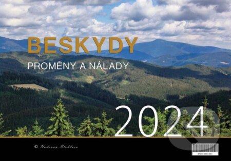 Kalendář nástěnný 2024 Beskydy/Proměny a nálady - Radovan Stoklasa, Justine, 2023