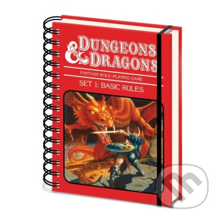 Zápisník Dungeons and Dragons - Basic Rules, Pyramid International, 2023