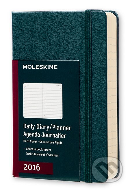 Moleskine – 12-mesačný zelený diár 2016, Moleskine, 2015