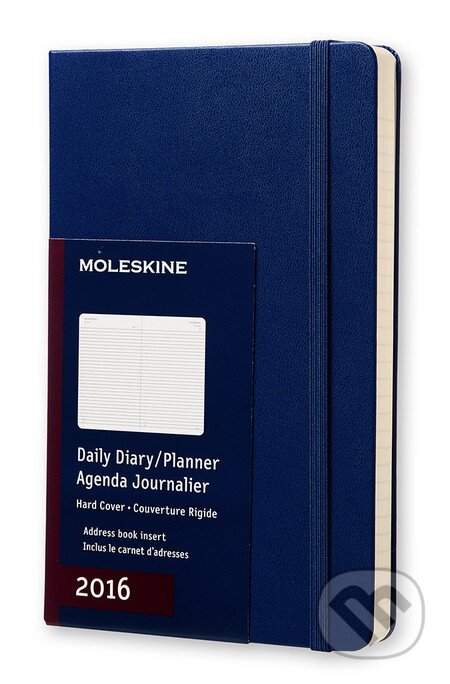 Moleskine – 12-mesačný modrý diár 2016, Moleskine, 2015