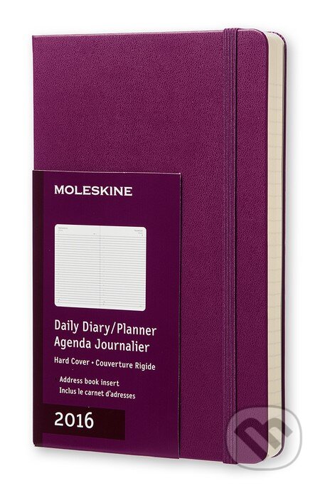 Moleskine – 12-mesačný fialový diár 2016, Moleskine, 2015