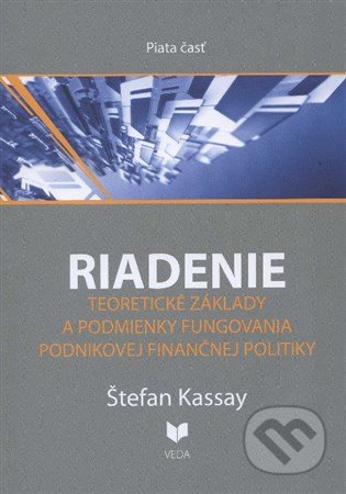 Riadenie 5 - Štefan Kassay, VEDA, 2015