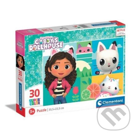 Puzzle 30 dílků Kočičí dům Gabi