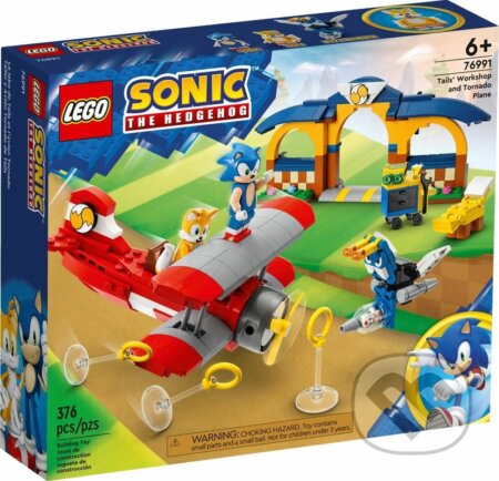 LEGO® Sonic 76991 Tailsova dielňa a lietadlo Tornádo, LEGO, 2023