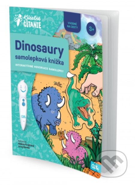 Kúzelné čítanie: Samolepková knižka - Dinosaury, Albi, 2023