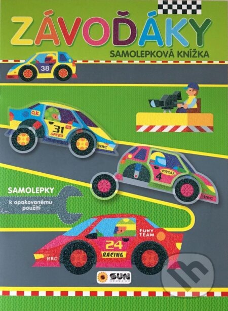 Závoďáky - samolepková knížka k opakovanému použití - kniha z kategorie Samolepky