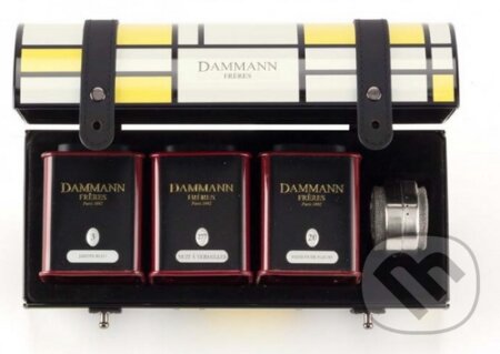 Kufřík DAMMANN s louhovačem + 3 plechovky, Dammann, 2015