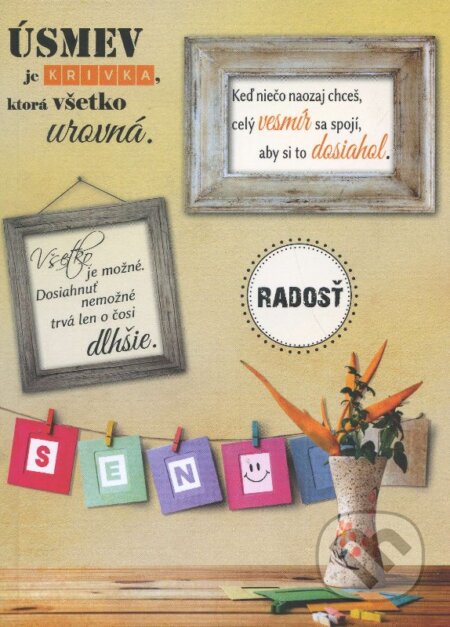 Radosť - Motivačný zošit A5 (Farebný)