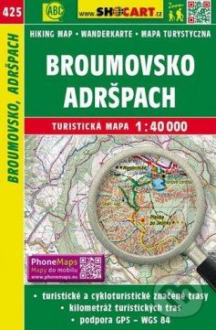 Broumovsko Adršpach 1:40 000, SHOCart, 2020