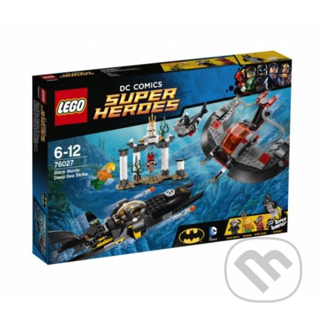 LEGO Super Heroes 76027 Hlbinný útok čiernej manty, LEGO, 2015