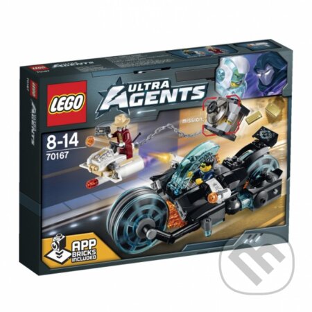 LEGO Agents 70167 Invizable uteká so zlatom, LEGO, 2015