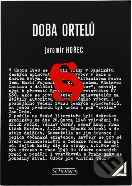 Kniha: Doba ortelů : dokumenty - vzpomínky - iluze a skutečnosti (Jaromír Hořec). , 1992