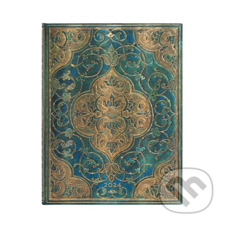 Paperblanks - týždenný diár Turquoise Chronicles 2024, Paperblanks, 2023