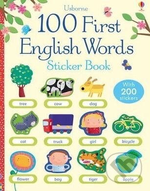 100 First English Words Sticker Book, Usborne, 2014