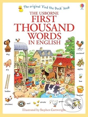 First Thousand Words in English - Heather Amery, Stephen Cartwright (Ilustrátor), Usborne, 2013