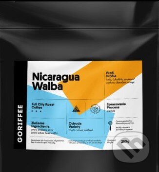 Nicaragua Walba Washed 250g Full city roast, Goriffee, 2023