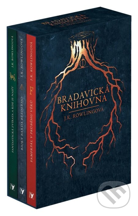 Bradavická knihovna (BOX) - J.K. Rowling, Olly Moss (Ilustrátor), Albatros CZ, 2023