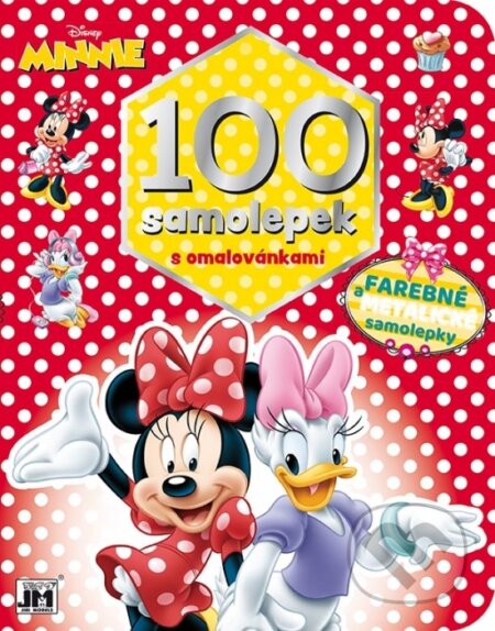 100 samolepiek s vymaľovankami/ Minnie - Disney, Jiri Models SK, 2023
