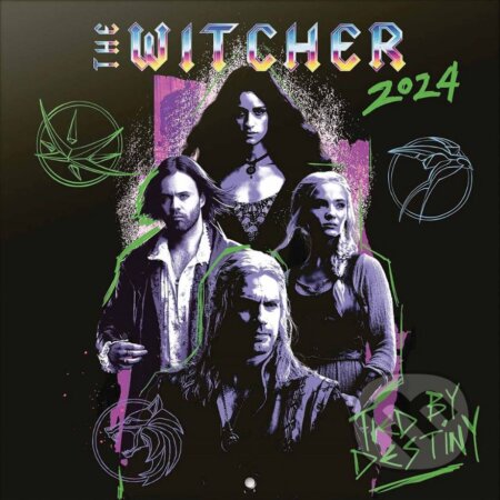 Oficiálny nástenný kalendár 2024 s plagátom: The Witcher, , 2023