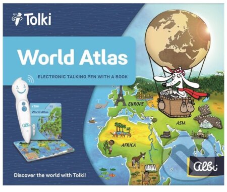 Tolki Pen + book World Atlas, Albi