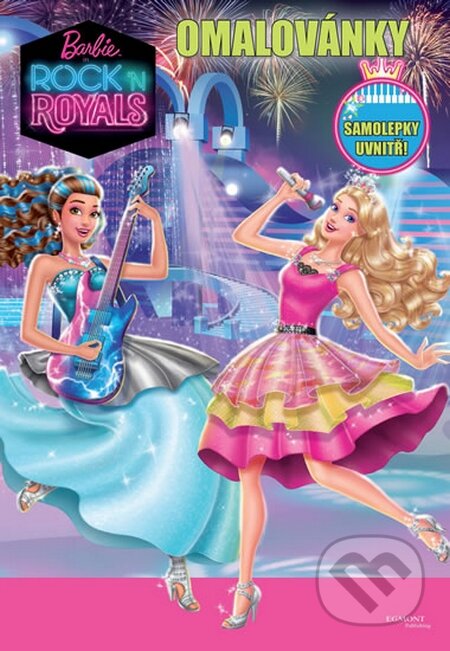 Barbie: Rock&#039;n Royals - Omalovánky, Egmont ČR, 2015