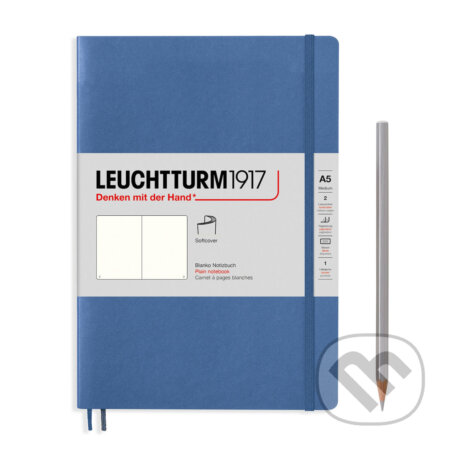 Notebooks Softcover Medium-denim, plain, LEUCHTTURM1917