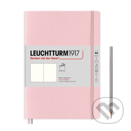 Notebooks Softcover Medium-powder, plain, LEUCHTTURM1917