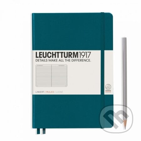 Notebooks Medium-pacific green, ruled, LEUCHTTURM1917