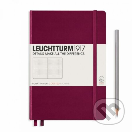 Notebooks Medium-port red, ruled, LEUCHTTURM1917