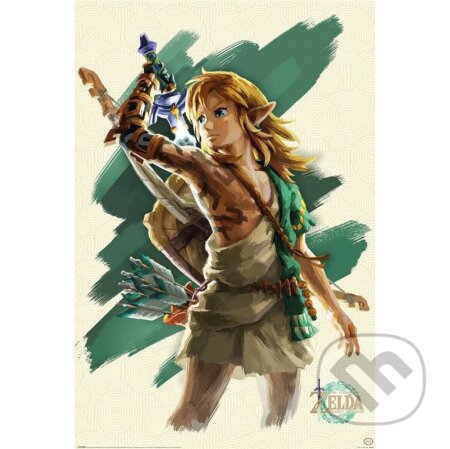 Plagát The Legend of Zelda: Tears of the Kingdom - Link Unleashed, Pyramid International, 2023