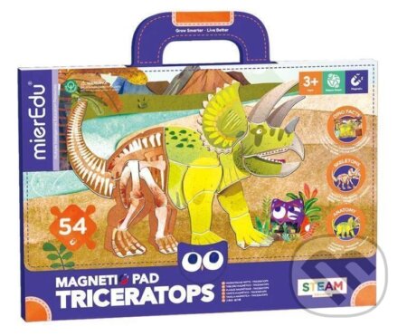 MierEdu Magnetická tabulka Dinosauři - Triceratops, MierEdu, 2023