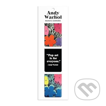 Andy Warhol Flowers Magnetic Bookmarks - kniha z kategorie Záložky, štítky, obaly