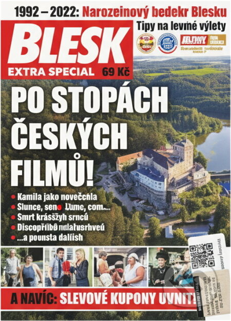 Kniha: Po stopách českých filmů! : 1992-2022 : narozeninový bedekr Blesku : tipy na super výlety (Michal Chytil). , 2022