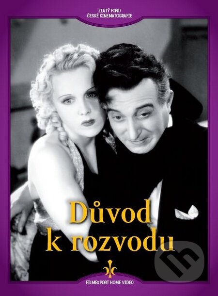 Důvod k rozvodu - digipack - Karel Lamač, Filmexport Home Video, 1937