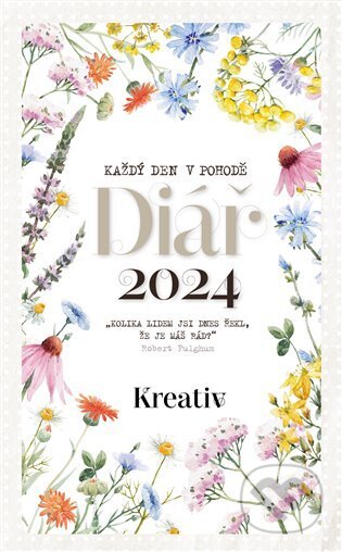 Kreativ Diář 2024 - Luční kvítí, Vltava Labe Media, 2023