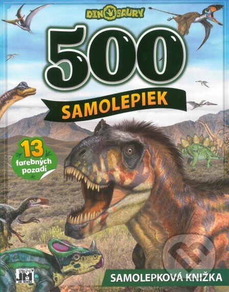 500 Samolepiek: Dinosaury, Jiri Models SK, 2023