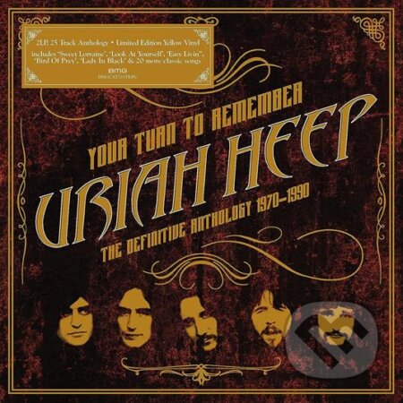 Uriah Heep: The Definitive Anthology 1970-1990 LP - Uriah Heep, Hudobné albumy, 2023