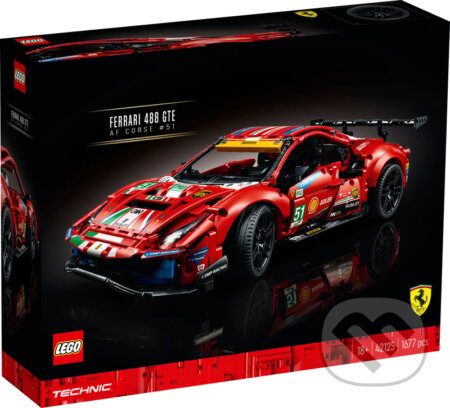 LEGO® Technic 42125 Ferrari 488 GTE „AF Corse #51”, LEGO, 2023