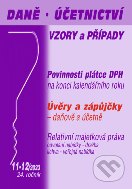Daně, účetnictví, vzory a případy č. 11-12 / 2023 - DPH na konci roku 2023