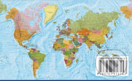 The World 1:40 000 000 (Nástenná mapa papierová)